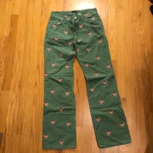 Pink Rooster Corduroy